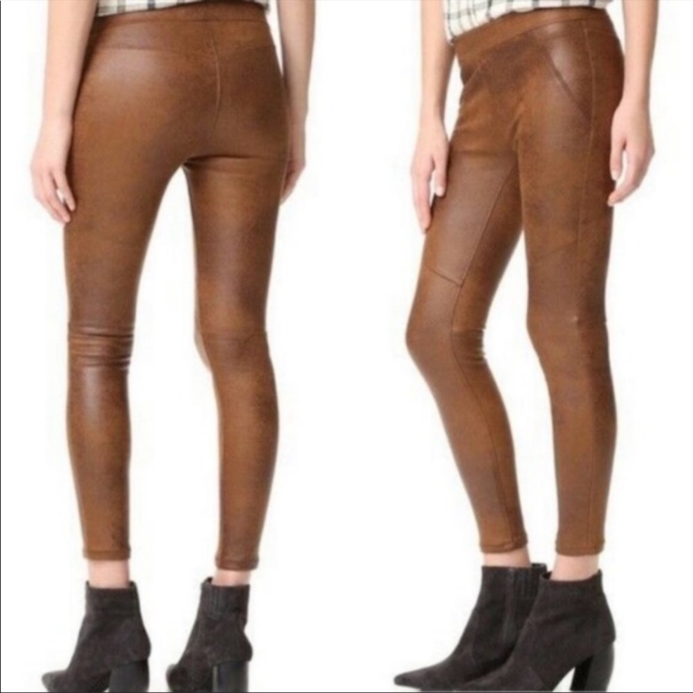 Free People Never Let You Go Vegan Faux Suede Pant Sz 6